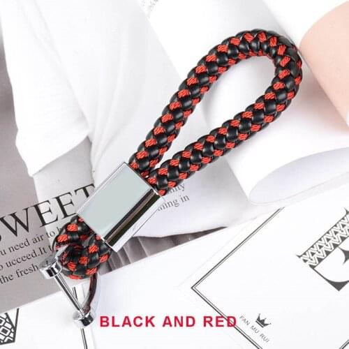 Bycobecy 2020 New Creative Car Key Holder Mens And Womens Universal Fashion DIY Hand-woven Key Package Key Holder Key Smart
