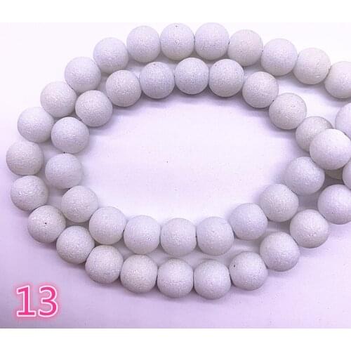 Wholesale 6/8mm Frosted Matt Austrian Crystal Beads High Quality Glass Loose Beads Handmade DIY Jewelry Making For Bracelet #13