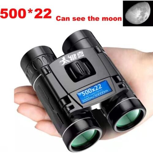 30000M Telescope Professional Binoculars,500X22,Mini Portable Folding Binoculars,High Zoom, Low Light Night Vision Telescope