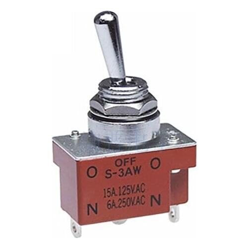 S-3AW S3AW NKK Toggle Switch SPDT 15A125VAC