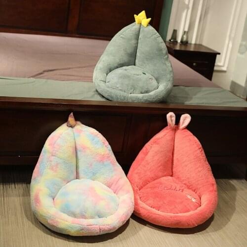 1pc50*48cm Three-dimensional Animal Plush Cushion High Quality Stuffed Soft Cotton Plant Plush Pillow Carpet Home Decor Gift
