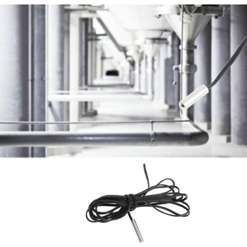 150cm NTC 10K Ohm 1% 3435 Thermistor Temperature Sensor Cylinder Probe 1.5m Wire