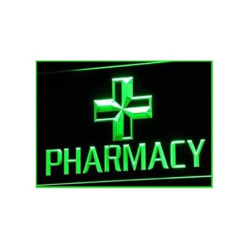 I151 Pharmacy Drugstore RX Shop LED Neon Light Light Signs On/Off Swtich 20+ Colors 5 Sizes