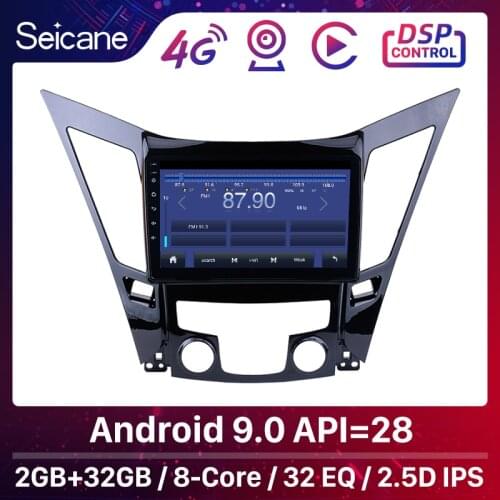Seicane Android 9.0 Car Multimedia Player Radio For 2011 2012 2013 2014 2015 HYUNDAI Sonata i40 i45 2din 9 Inch GPS Head Unit