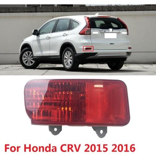 CAPQX For HONDA CRV CR-V RM1 RM2 RM3 RM4 2015 2016 Rear bumper reflector lamp Brake light rear fog light warning light Foglight