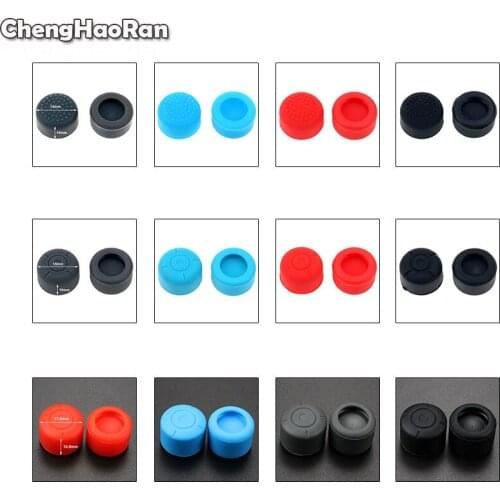 ChengHaoRan 2pcs Thumbstick Enhanced Extra High Grip Caps Joystick Button Case Cover for Nintend Switch NS Joy-Con Controller