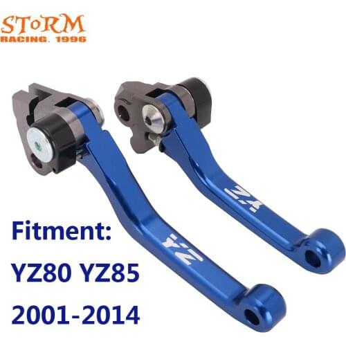 CNC Motorcycle Brake Clutch Lever Set Motorbike With "YZ"LOGO For Yamaha YZ80 YZ85 YZ125 YZ250 YZ250F 426F 450F 250X 250FX 450FX