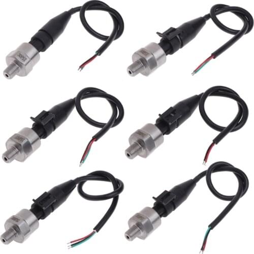 DC 5V 1/8NPT Pressure Transducer Transmitter Sensor Stainless Steel Oil Air Water
