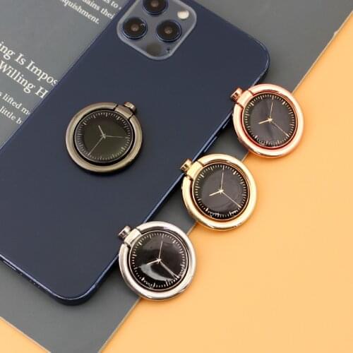 Phone Grip Holder for IPhone 12 Pro Max Huawei Samsung Xiaomi Stylish Watch Design Smartphone Finger Ring Holder Phone Stand
