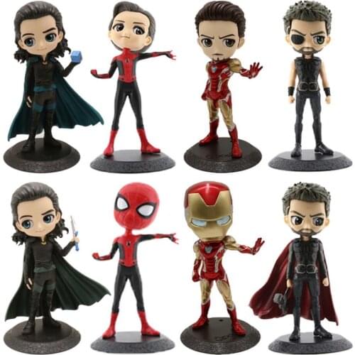 Heat 14 styles Marvel Avengers Endgame Thanos Spiderman Hulk Iron Man Captain America Wolverine Venom Action Figure Toys