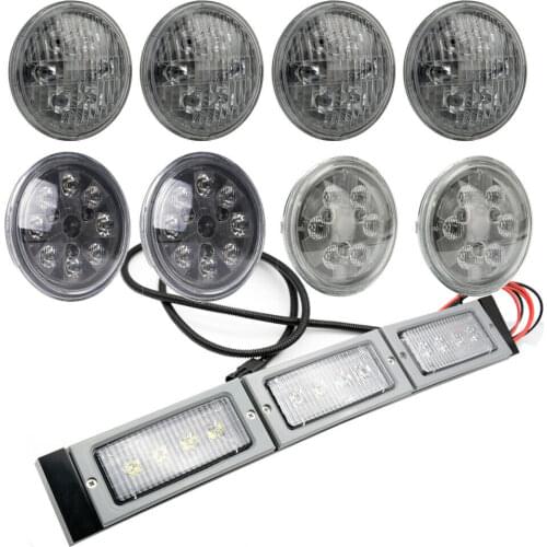 LED Hood Headlight Conversion Kit For John Deere 50 Series Tractor 4050, 4250, 4450 x 1 Set of Work Light Kit