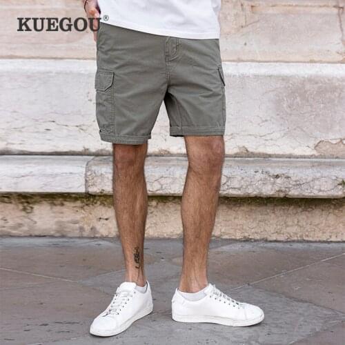 KUEGOU Men's Short Shorts