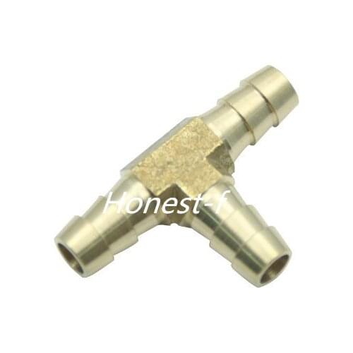 Brass Barb Tee Fitting 3/8" ID Hose for Fuel Boat