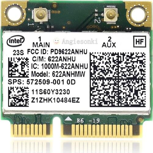 Lenovo IBM T410 T510 X201i HP 6200AGN DUAL BAND 2.4/5Ghz WiFi WLAN CARD 60Y3231