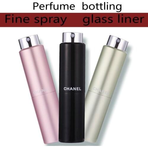 Ynzzio New Style 8 20 ML Metal Aluminum Perfume Bottle Cosmetic Spray Bottle Portable Empty Bottle Travel Sub-bottle Liner Glass