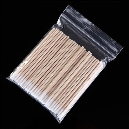 OutTop 100pcs Permanent Makeup Cotton Pointed Swab Medical Cure Health Makeup Stick best seller#30