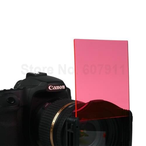 10pcs Full Pink Neutral Filter For Cokin P series 5D 60D 5D2 5D3 D90 D3100 D3200 D7000 D5200 D5000