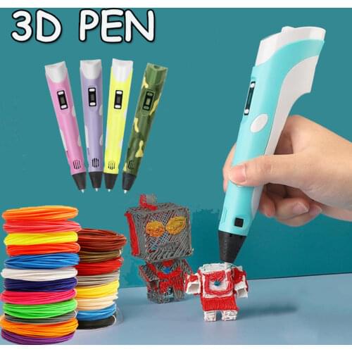 DIY 3D Printing Pen with 5V USB 3D Pen 3D Graffiti Drawing Pen Stift PLA Filament For Kids Child Educational Toys Birthday Gifts