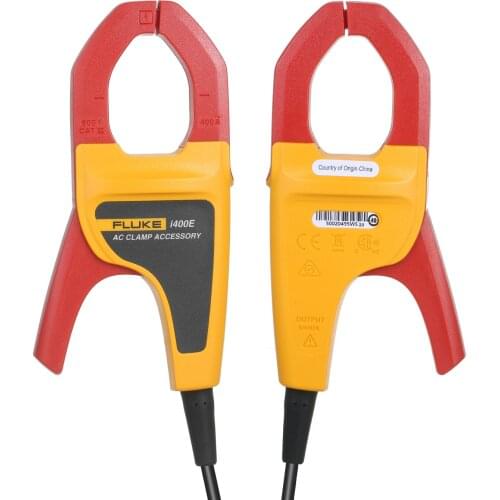 FLUKE i400E AC Current Clamp Meter with Dual Banana Jack 1A~400A AC Current Range 5Hz~20kHz Bandwidth Clamp Multimeter