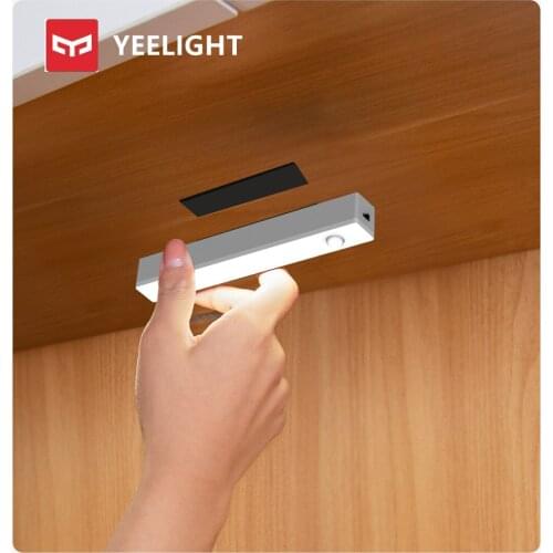Yeelight PIR Motion and light Sensor LED Under Cabinet Light Auto On/Off 4000k For Kitchen Bedroom Closet Wardrobe Night Lights