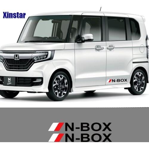 2pcs Car Body Sticker For Honda N-BOX Nbox Auto Accessories
