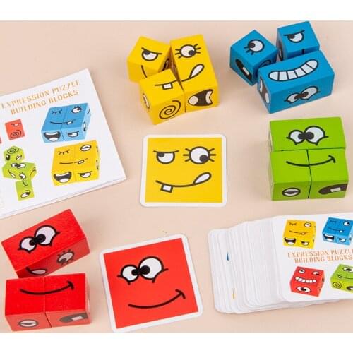 2020 Thinking Training Children Face-Changing Cubes Toy Christmas Gifts For Children