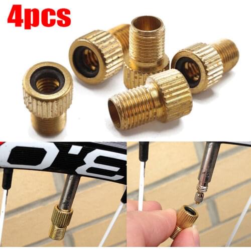 2pcs/set Bike Valve Bicycle Wheel Tire Transfer Valve Converter Connector Air Pump Gas Nozzle Inflatable Cycling Accessories