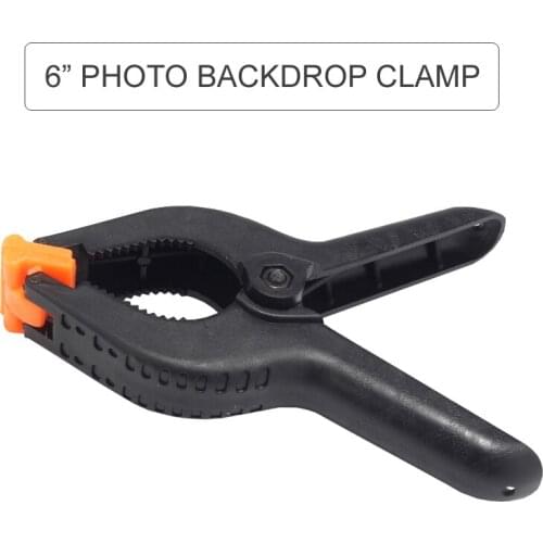 6inch A-Shape Big Plastic Clamp High Stregth Clips Holder for Photo Studio Backdrop Photography Backgound Stand