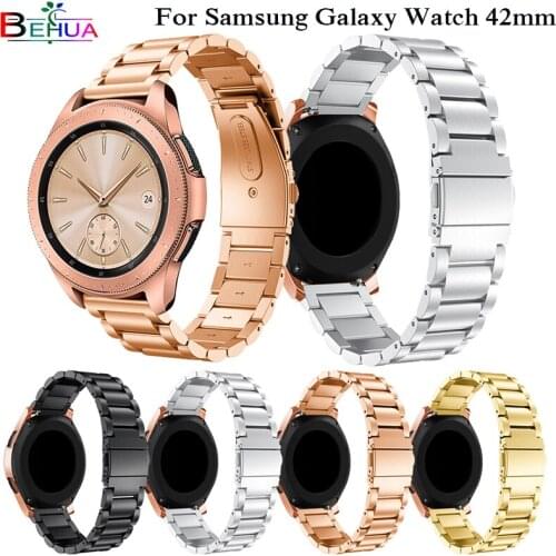Stainless Steel Wristband For Samsung Galaxy Watch 42mm watchbands for samsung gear s2 frontier classic Smart watch strap Band