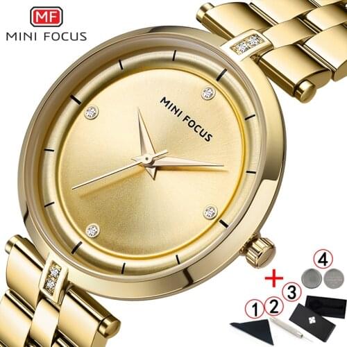 Mini focus Watch Women Top Brand Luxury Minimalism Gold Women Quartz Watch Stainless Steel Ultra Thin Ladies Wrist Watches 2019