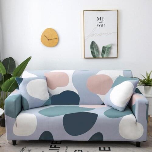Modern Fashion Printed Sofa Cover Elastic All-inclusive Polyestry Sofa Slipcover Furniture Protector Home Decor Anti-dust Cover