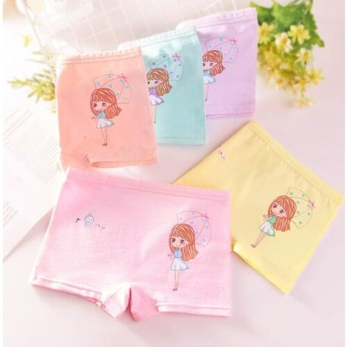 Children Panties for Girls Boxer Underwear Kids Soft Cotton Briefs Fashion Comfortable Underpants