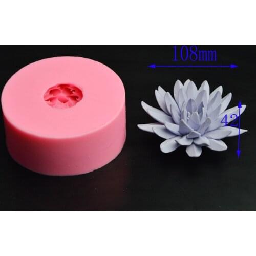 KLM Flower Shape Mold Chocolate Silicone Handmade Soap Tools