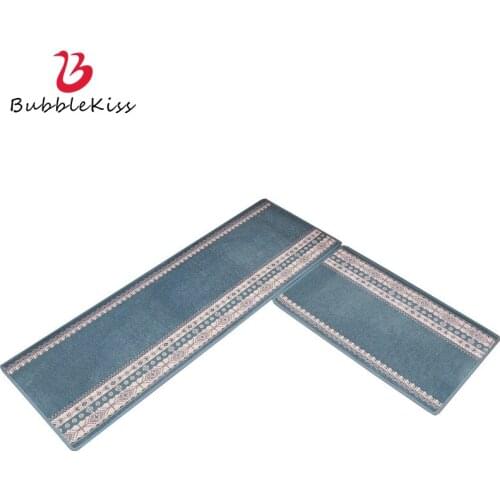 Bubble Kiss Retro Kitchen Mat Geometric Rugs For Living Room Floor Doormat Home Bedroom Decoration Easy Clean Non-slip Floor Rug