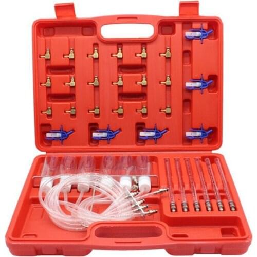 Common Rail Adaptor Test Tool Kit Easy to Operate High Quality Fuel Tester Set Injector Flow Test Tool Fuel Injectors