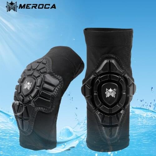MEROCA kids balance bike protection set soft knee pads elbow pads bicycle skateboard wheels slip kids elbow / knee supports