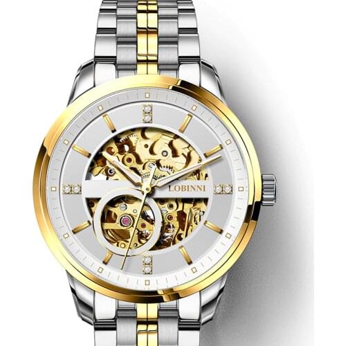 Japan MIYOTA Movement Men Watches Switzerland LOBINNI Automatic Mechanical Watch Luxury Brand Sapphire Luminous Clock L5014-1
