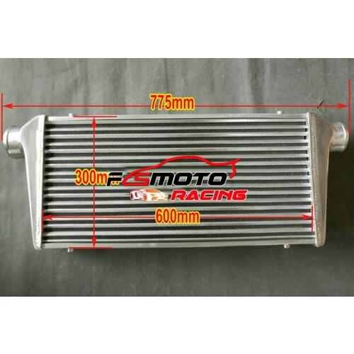NEW FMIC 600x300x76mm Aluminum Universal Turbo Intercooler 3" Inch 76mm In/Outlet Tubo Pipe