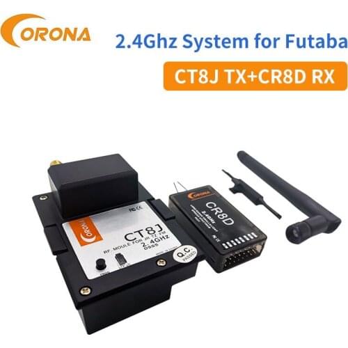 2.4GHz CR8D and CT8J V2 DSSS For Upgrade JR Graupner 40 / 72 MHz Transmitter RC Control