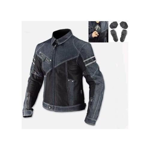 Komine jk006 trekking jacket clothes denim motorcycle racing cotton jAcket