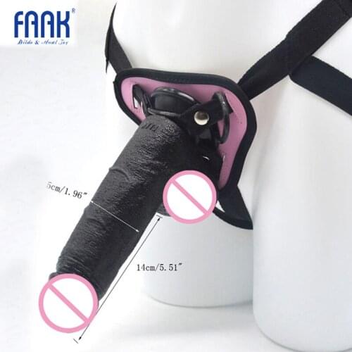 FAAK Realistic Huge Black Dildo Penis Adult Toy For Women Lesbian Strapon Big Dildo Anal Plug buttplug G Spot Erotic Sex Shop
