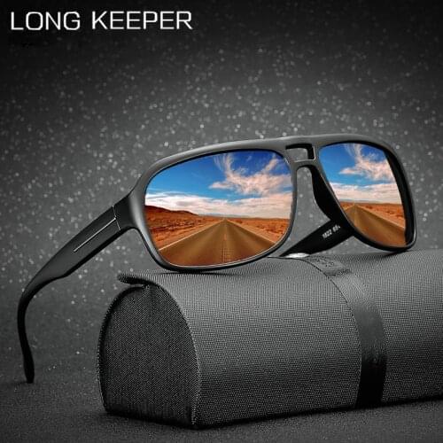Long Keeper Fashion Men Polarized Sunglasses Women Mens Vintage Sun Glasses Retro Male Driving UV400 Mirror Goggles Eyeglasses