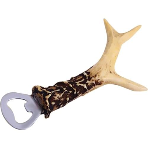 Modern Antler Deer Shaped Bottle Opener Wine Beer Champagne Home Party Decor