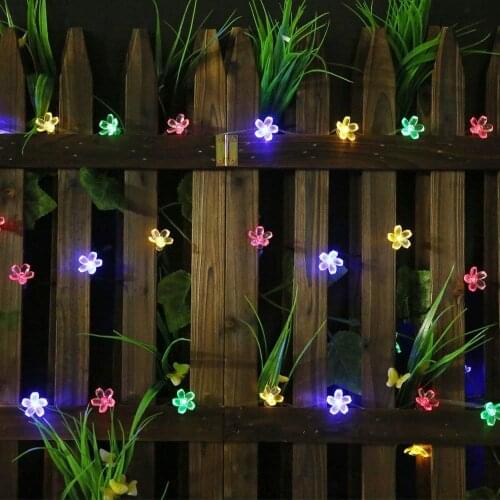 3M 6M 10M AA Battery Power Fairy String Lights LED Indoor Peach Blossom Decorative Garden Patio Christmas Trees Wedding Party