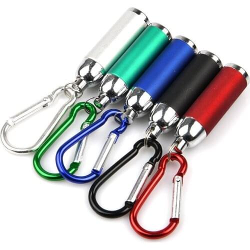 LED Flashlight Torch Flashlight To Ultra Bright Mini Portable Using Keyring KeyChain micro-light Torch LED Camping Flashlig Z4E3