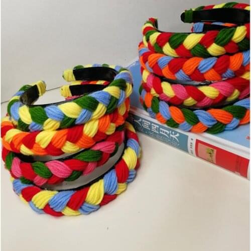 Tibetan jewelry Tibetan style hairband ethnic style pure handmade womens pressed hair Tibetan fake braid Tibetan accessories