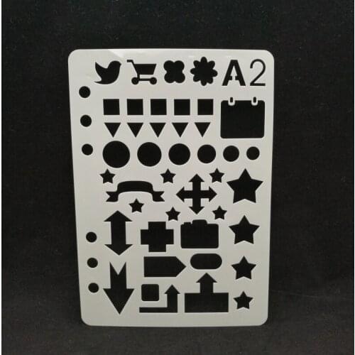 Star arrow Layering Stencil Drawing Color Spraying Stencil for Diy scrapbook/photo album coloring,painting stencil,home decor