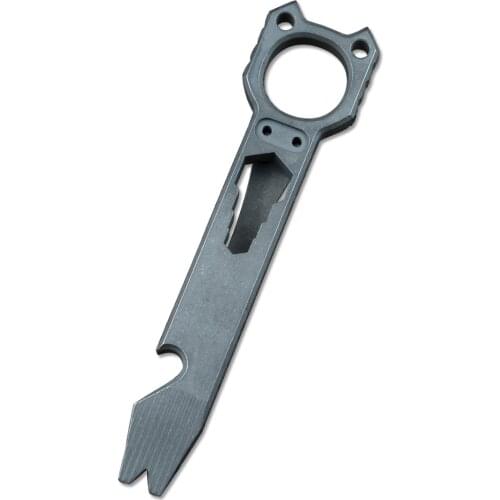 TWOSUN Titanium EDC Crowbar Prybar Multi-tool Outdoor tool Bar Pry camping Bottle Opener TS143