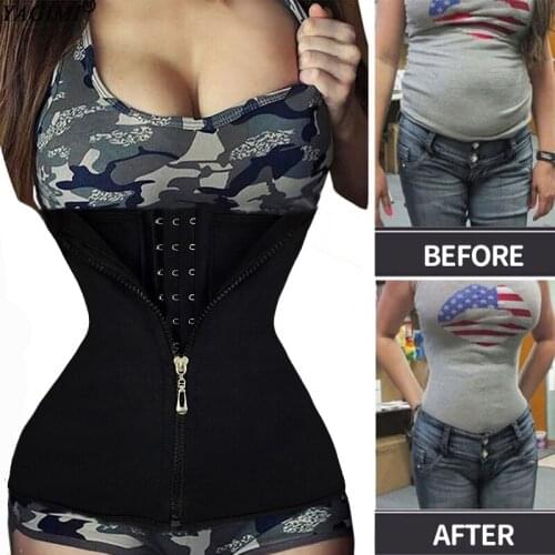 YAGIMI Women Colombian Girdles Waist Trainer Body Shaper Slimming Corset Belly Belt Sweat Shapewear Fajas Tummy Control Belt