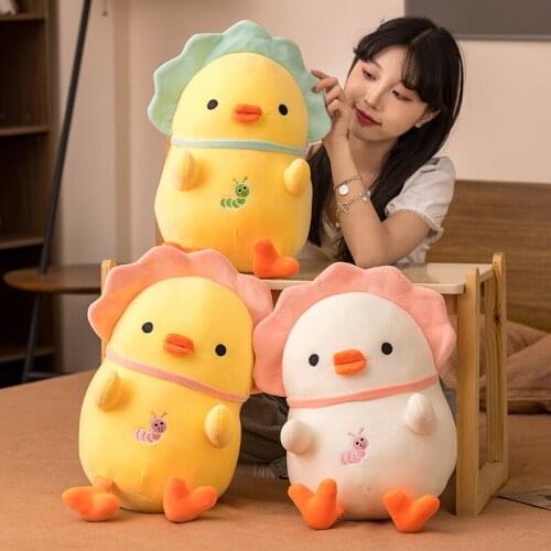 1pc 25/35/45cm Lovely Garden Chicken Doll Stuffed Animal Plush Toys Kawaii Chick Doll Pillow Kids Baby Cartoon Present